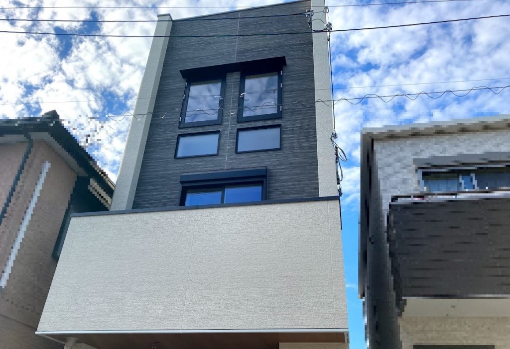 防火地域に木造3階建て住宅が完成しました