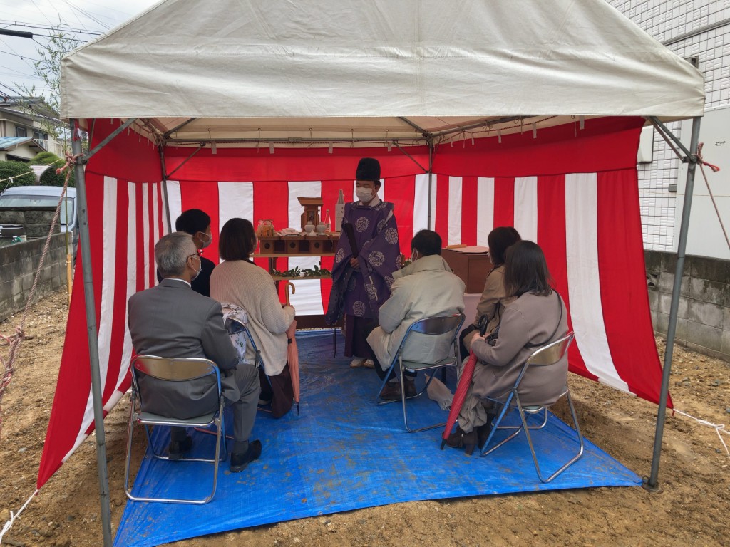 明石市魚住町　T様邸地鎮祭