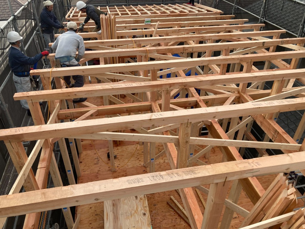 明石市魚住町 T様邸 上棟