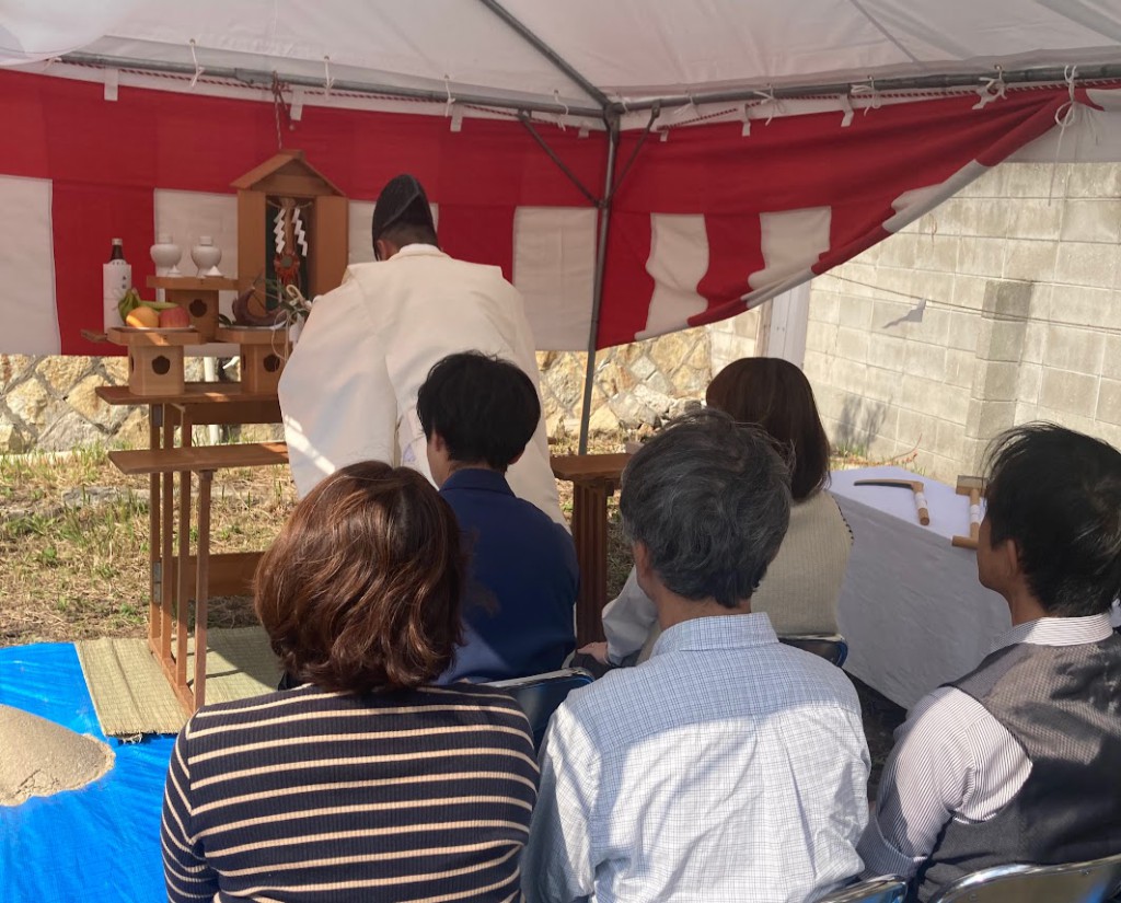 神戸市長田区　A様邸地鎮祭が執り行われました。
