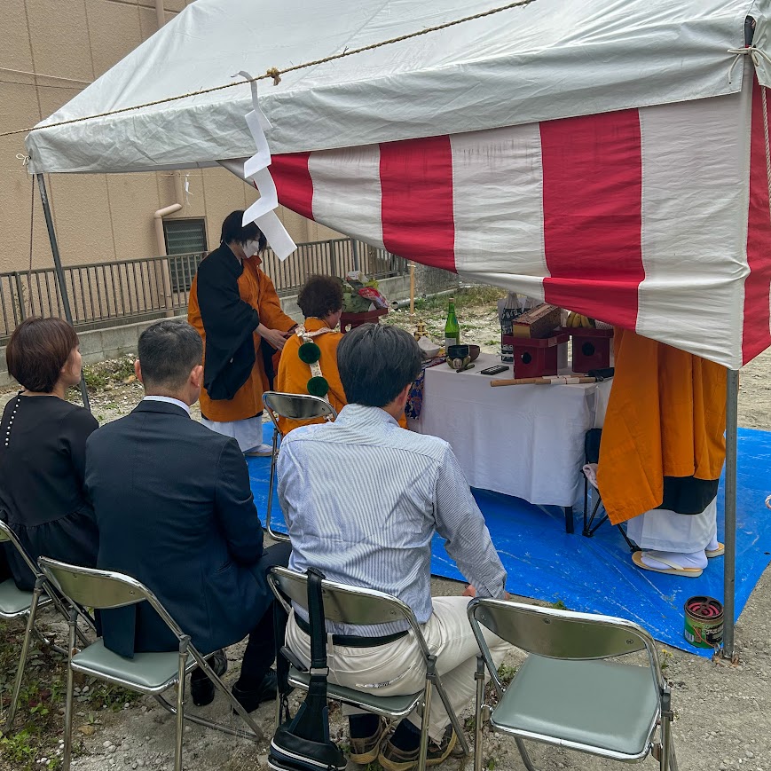 神戸市兵庫区　A様邸地鎮祭が執り行われました